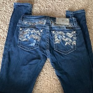 Miss Me skinny jeans. Size 27, 31 inseam.